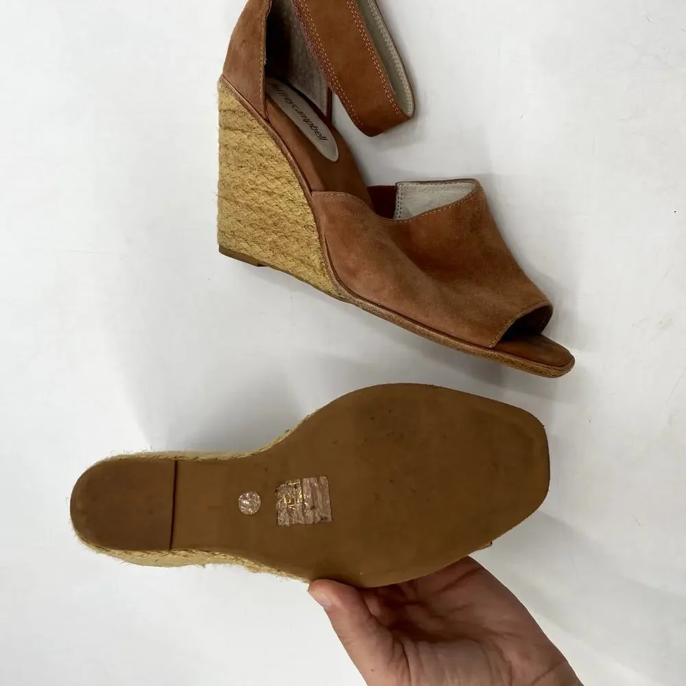 Jeffrey Campbell Suede Espadrille Wedges